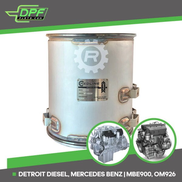 Detroit DPF Gasket (RED 52939 / OEM A6804910094)