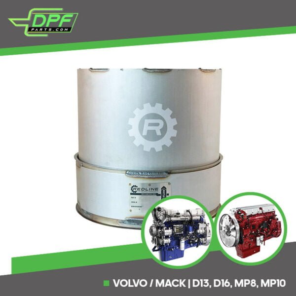 Mack/Volvo D13/D16/MP8/MP10 DPF (RED 52945 / OEM 20864127)