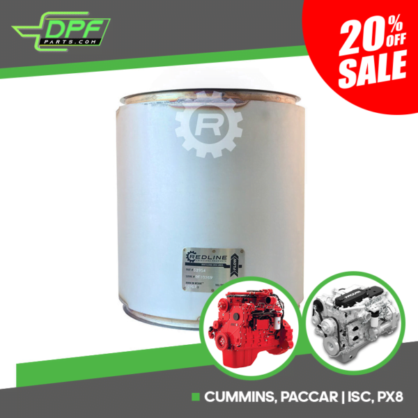 Cummins ISC/Paccar PX8 DPF (RED 52954 / OEM 3978026)