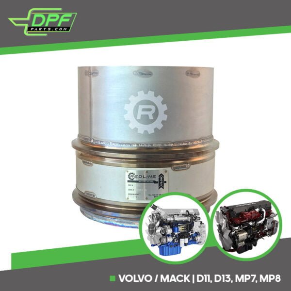 Mack/Volvo D11/D13/MP7/MP8 DPF (RED 52957 / OEM 21212429)