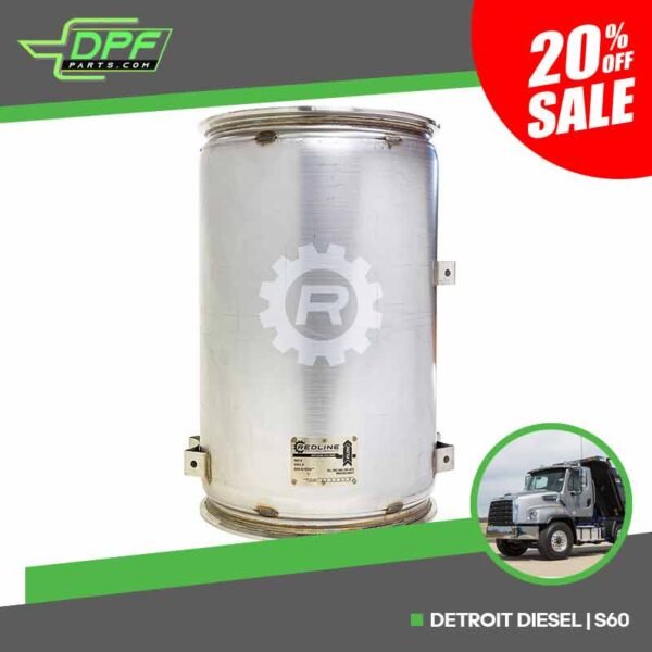 Detroit Diesel S60 DPF (RED 53112 / OEM A6804908592)