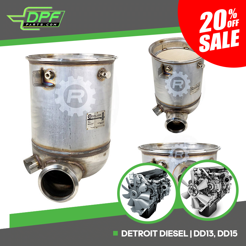 DDE RA0014903492 DD13 New Detroit Diesel Exhaust Filter R12440000054451