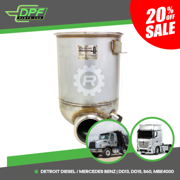 Detroit Diesel DD13, DD15, S60/Mercedes MBE4000 DOC (RED 58869 / OEM A6804901814)