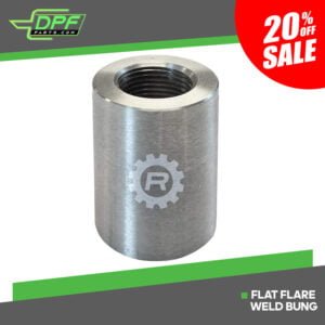 Flat Flare Weld Bung (RED BG1010)