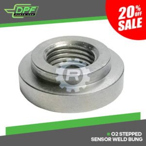 O2 Stepped Sensor Weld Bung (RED BG1017)
