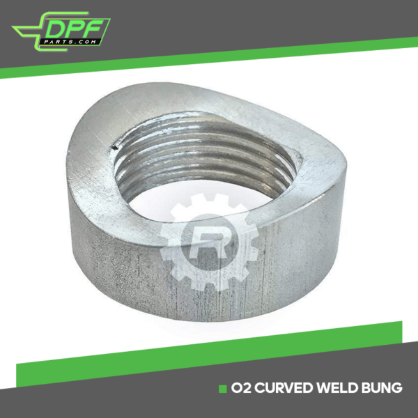 O2 Curved Weld Bung (RED BG1025)