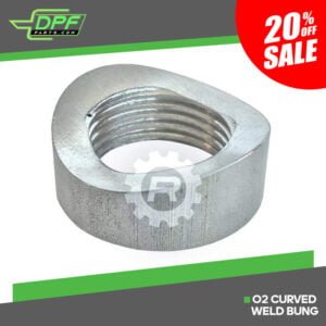 O2 Curved Weld Bung (RED BG1025)