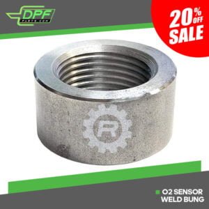 O2 Seated Sensor Weld Bung (RED BG1027)