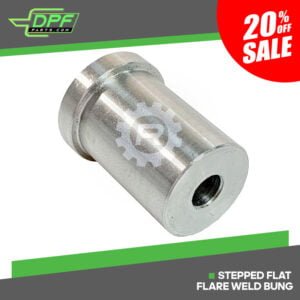 Stepped Flat Flare Weld Bung (RED BG2007)