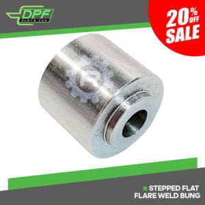 Stepped Flat Flare Weld Bung (RED BG2019)