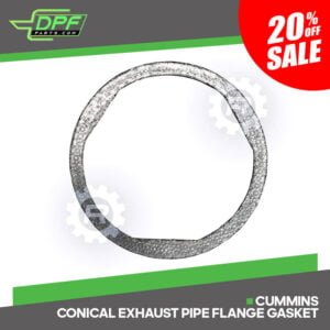 Cummins Conical Exhaust Pipe Flange Gasket (RED G02007 / OEM 3684359)