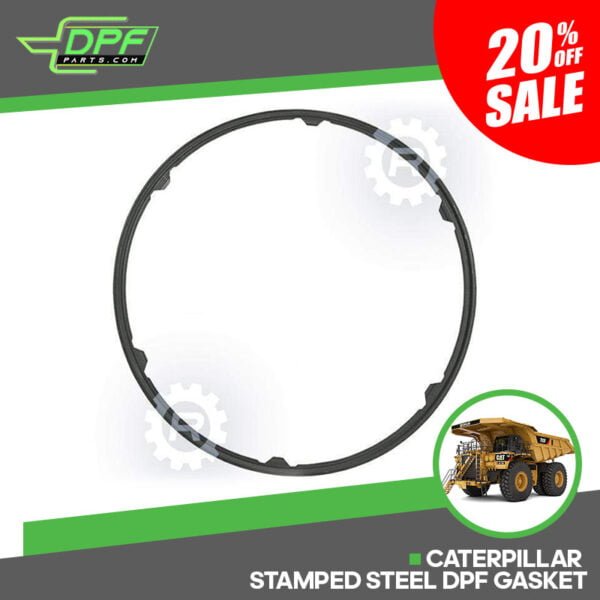 Caterpillar Stamped Steel DPF Gasket (RED G01001 / OEM 279-3259)