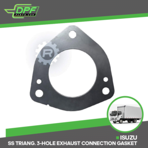 Isuzu SS Triang. 3-Hole Exhaust Connection Gasket (RED G01206 / OEM 8-98077194-0)
