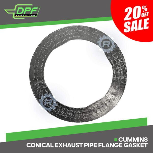 Cummins Conical Exhaust Pipe Flange Gasket (RED G02002 / OEM 2880214)