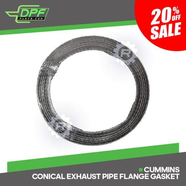 Cummins Conical Exhaust Pipe Flange Gasket (RED G02004 / OEM 2880215)