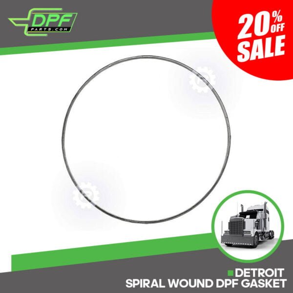 Detroit Spiral Wound DPF Gasket (RED G03002 / OEM A4709970045)