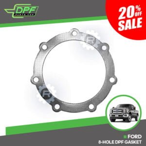 Ford 8-Hole DPF Gasket (RED G15002 / OEM 7C3Z-5H247-B)