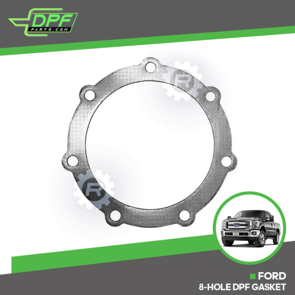 Ford 8-Hole DPF Gasket (RED G15002 / OEM 7C3Z-5H247-B)