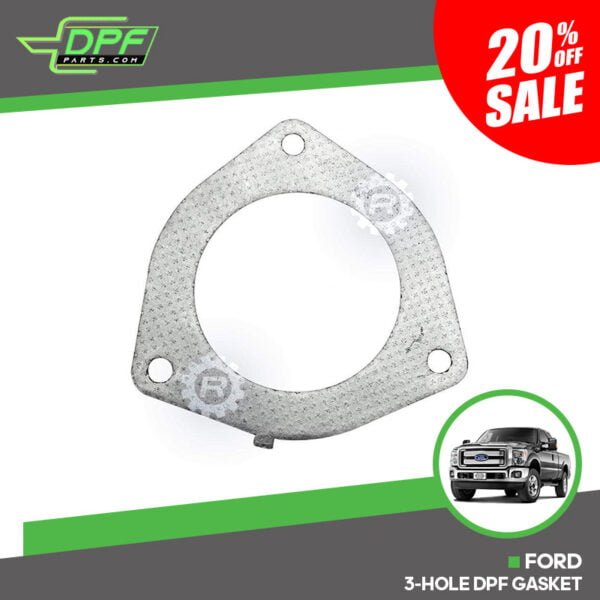 Ford 3-Hole DPF Gasket (RED G17001 / OEM 8E7Z-5E241-A)