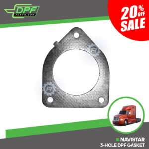 Navistar 3-Hole DPF Gasket (RED G17002 / OEM 2593986C1)