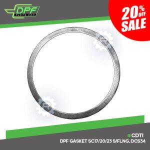 CDTi DPF Gasket SC17/20/23 S/FLNG, DCS34 (RED GR1039 / OEM E30-0039)