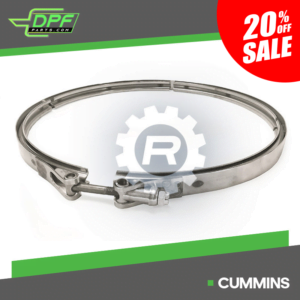Cummins Diesel Particulate Filter V-Clamp (RED VB2004 / OEM 2871864)