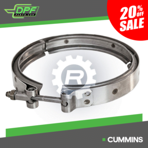 Cummins Exhaust Flange V-Clamp (RED VB2005 / OEM 5290118)