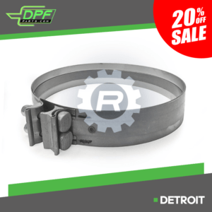 Detroit DD15 OneBox Double Bolt Gasket Clamp (RED VB2007 / OEM A6809950302)