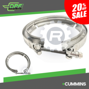 Cummins Exhaust Flange V-Clamp (RED VB2009 / OEM 2880213)