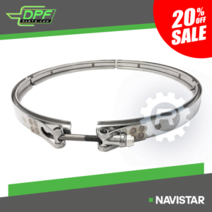 Navistar Diesel Particulate Filter V-Clamp (RED VB2010 / OEM 2604049C91)