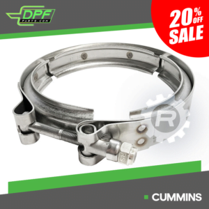 Cummins Exhaust Flange V-Clamp (RED VB2013 / OEM 3896337)