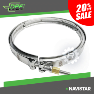Navistar Diesel Particulate Filter V-Clamp (RED VB2015 / OEM 2594128C1)