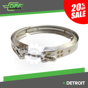 Detroit Diesel Particulate Filter V-Clamp Only (RED VB2020 / OEM A0019959702)