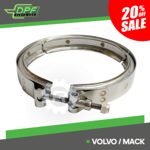 Volvo/Mack Diesel Particulate Filter V-Clamp (RED VB2027 / OEM 21021850)