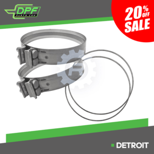 Detroit OneBox V-Clamp & Gasket Service Kit (RED VB3013 / OEM A6809950302)